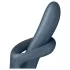 Satisfyer Heat Flex 4 - sildošs vibrators ar klitora atzaru (pelēks)