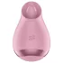 Satisfyer klitora vibrators ar mēli rozā