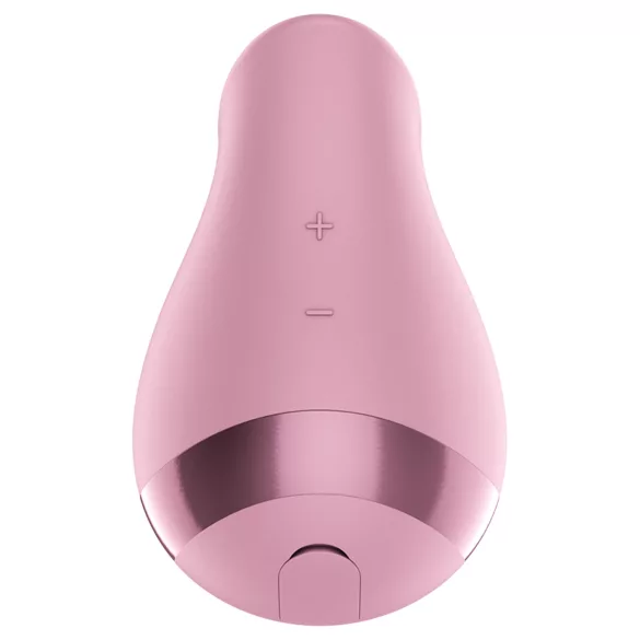 Satisfyer klitora vibrators ar mēli rozā