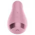 Satisfyer klitora vibrators ar mēli rozā