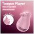 Satisfyer klitora vibrators ar mēli rozā