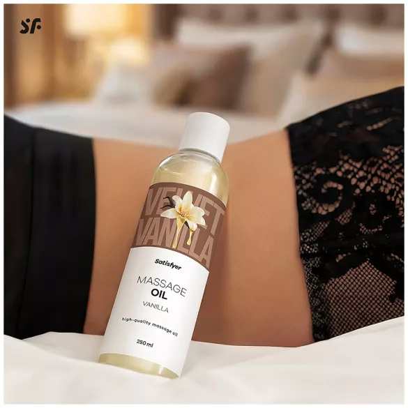 Satisfyer - masāžas eļļa ar vaniļas aromātu 250ml