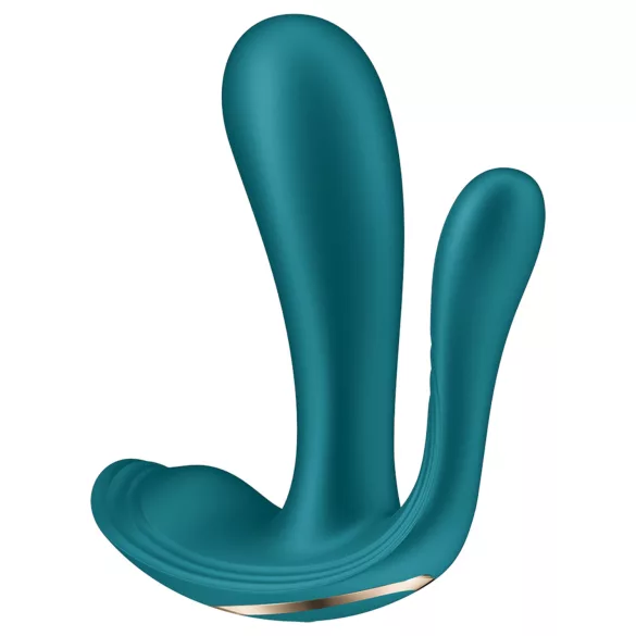 Satisfyer Top Secret+ - valkājams vibrators ar 3 galiem zaļš
