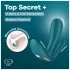 Satisfyer Top Secret+ - valkājams vibrators ar 3 galiem zaļš