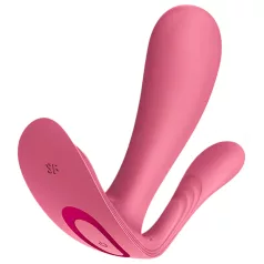   Satisfyer Top Secret+ - valkājams G-punkta un anālais vibrators (rozā)