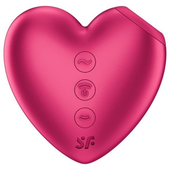 Satisfyer Cutie Heart - klitorā stimulators ar gaisa viļņiem rozā