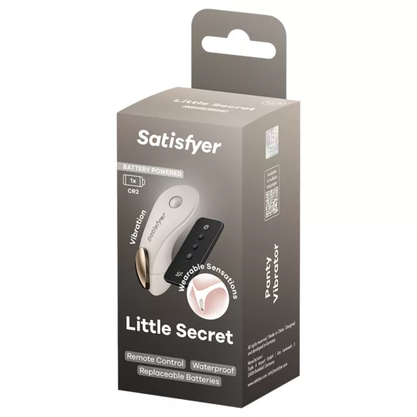 Satisfyer Little Secret - biksīšu vibrators balts