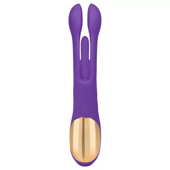 EIS vibrators ar kustīgu mēli un klitora atzaru, violets