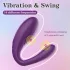 Mrow - pāru vibrators, ūdensizturīgs, 3 motori, uzlādējams, violets