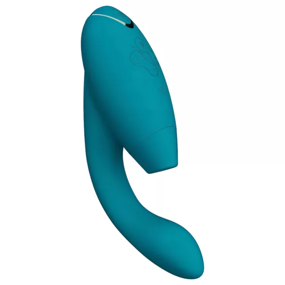 Womanizer DUO 2 - klitorstimulējošs “rabbit” vibrators (petrolkrāsas)