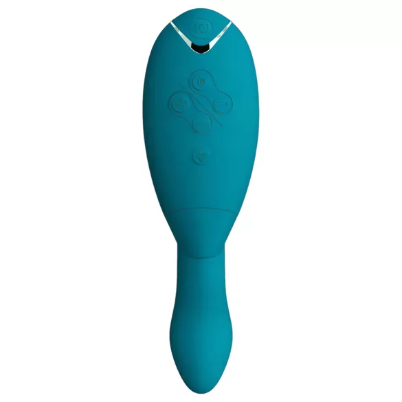 Womanizer DUO 2 - klitorstimulējošs “rabbit” vibrators (petrolkrāsas)