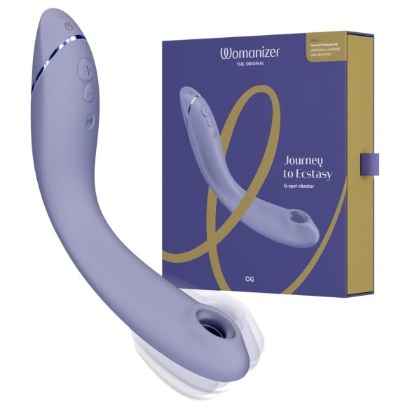 Womanizer OG - Uzlādējams, gaisa viļņu 2in1 G punkta vibrators (violets)