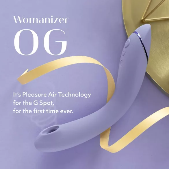 Womanizer OG - akumulators G punkta vibrators un gaisa stimulators violets