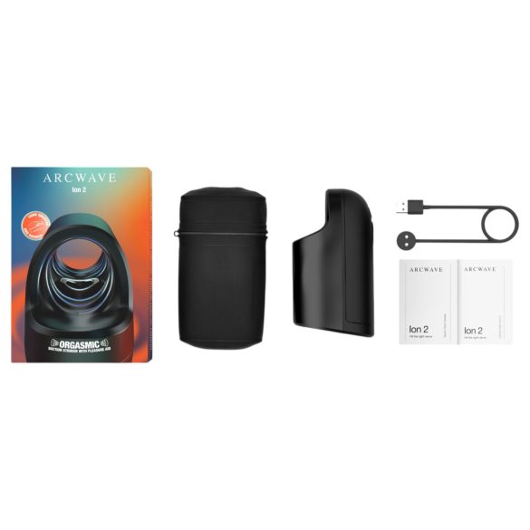 Arcwave Ion2 - vīriešu masturbators ar gaisa viļņiem melns