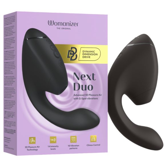 Womanizer Next Duo - 2in1 G-punkta vibrators melns
