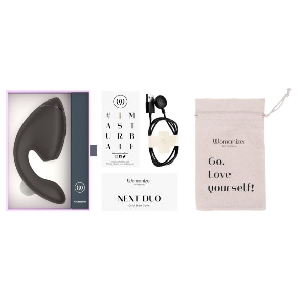 Womanizer Next Duo - 2in1 G-punkta vibrators melns