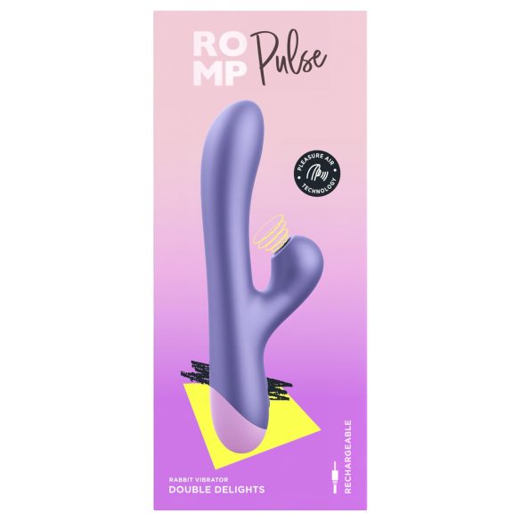 ROMP Pulse - G-punkta vibrators ar klitora stimulāciju, violets