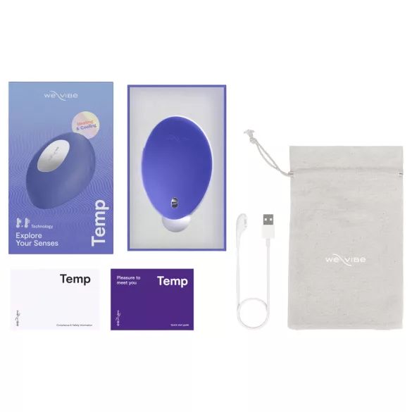 We-Vibe Temp - dzesējošs-sildošs klitora stimulējošs vibrators (zils)
