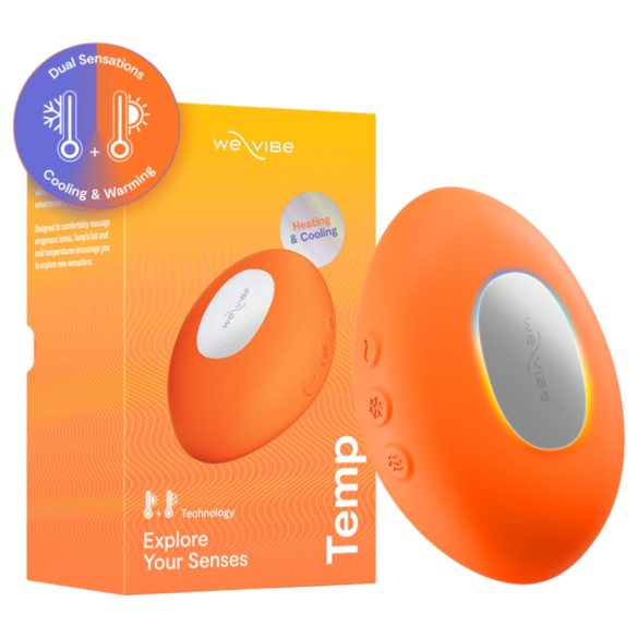 We-Vibe Temp - dzesēšanas-sasilšanas klitora vibrators (oranžs)