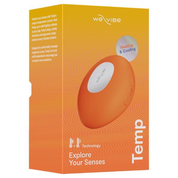 We-Vibe Temp - dzesēšanas-sasilšanas klitora vibrators (oranžs)