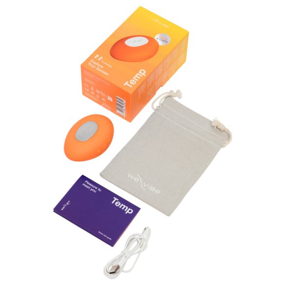We-Vibe Temp - dzesēšanas-sasilšanas klitora vibrators (oranžs)