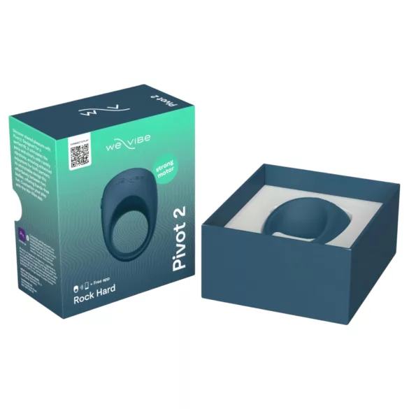 We-Vibe Pivot 2 - viedais vibrējošais erekcijas gredzens zils