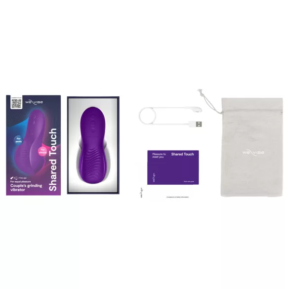 We-Vibe Shared Touch - gudrais pāra vibrators (violets)
