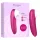 Womanizer Pro - gaisa viļņu klitora stimulators (rozā)
