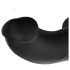 Fun Factory The Boss Stub – ar piesūcekni, melns dildo