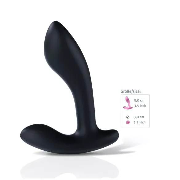 Mystim elektro prostatas vibrators Flexing Flavio melns