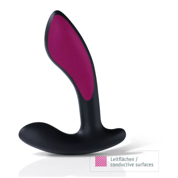 Mystim elektro prostatas vibrators Flexing Flavio melns