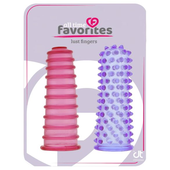 All time Favorites - pirkstu aproces komplekts 2 gab pink/lila