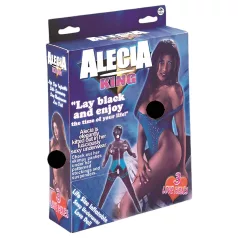 Alecia King - piepūšamā lelle dzīves izmērā brūna