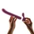 Magic Stick - vibrators, maināmi uzgaļi (rozā)