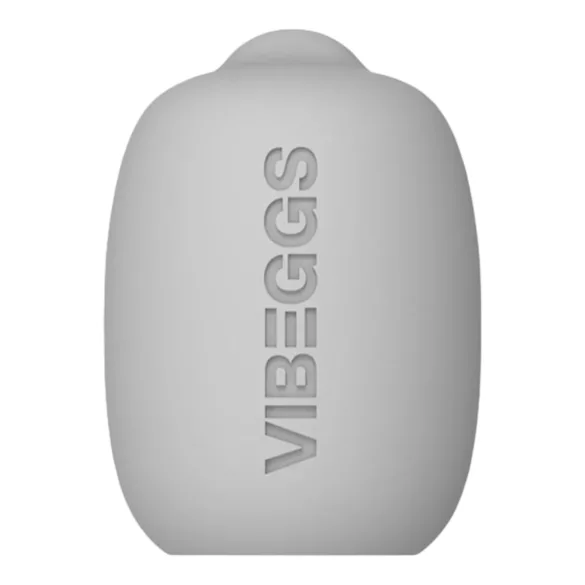 VIBEGGS Blow Misty - vibrējoša olu masturbators (balts)