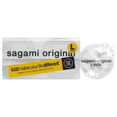 Sagami Original prezervatīvi 0,02 mm 58mm 12 gab