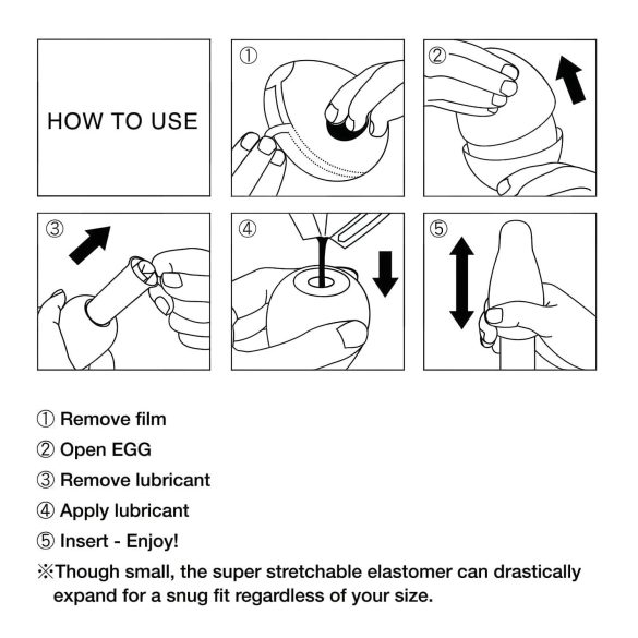 TENGA Egg Silky II - zīdains olu masturbators (6 gab.)