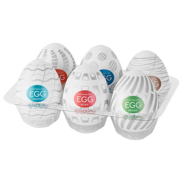 TENGA Egg masturbators komplekts 6 gab