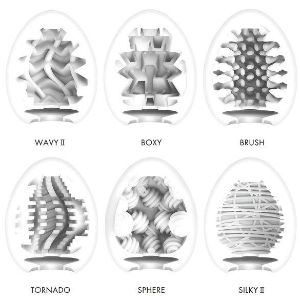 TENGA Egg masturbators komplekts 6 gab