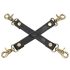 Pie tevis piesaistīts krustu saites (melns)