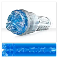   Fleshlight Turbo Core - masturbators ar vaku efektu zilā krāsā