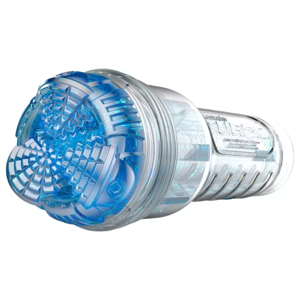 Fleshlight Turbo Core - masturbators ar vaku efektu zilā krāsā