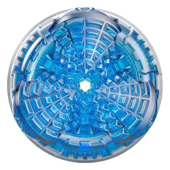 Fleshlight Turbo Core - masturbators ar vaku efektu zilā krāsā