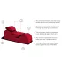 Liberator Esse Lounger - tantra krēsls regulējams melns