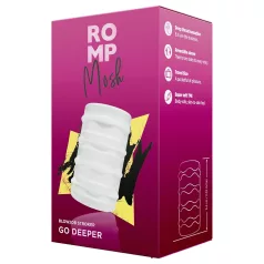 ROMP Mosh - elastīgs ceļojumu masturbators (caurspīdīgs)