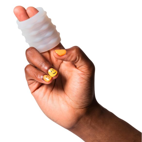 ROMP Mosh - masturbators elastīgs caurspīdīgs ceļojumu masturbators