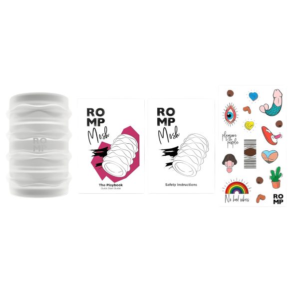 ROMP Mosh - masturbators elastīgs caurspīdīgs ceļojumu masturbators