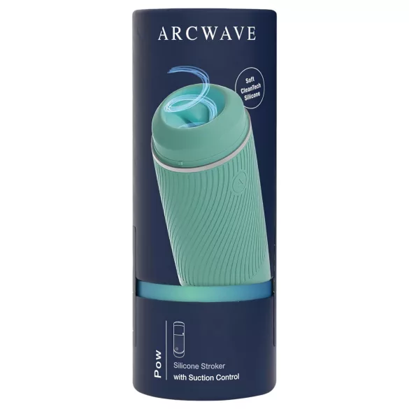 Arcwave Pow - manuālais vakuuma masturbators zaļš