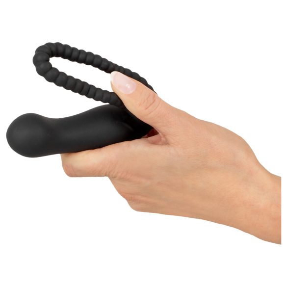 Black Velvets pieliekams dildo ar jostu melns