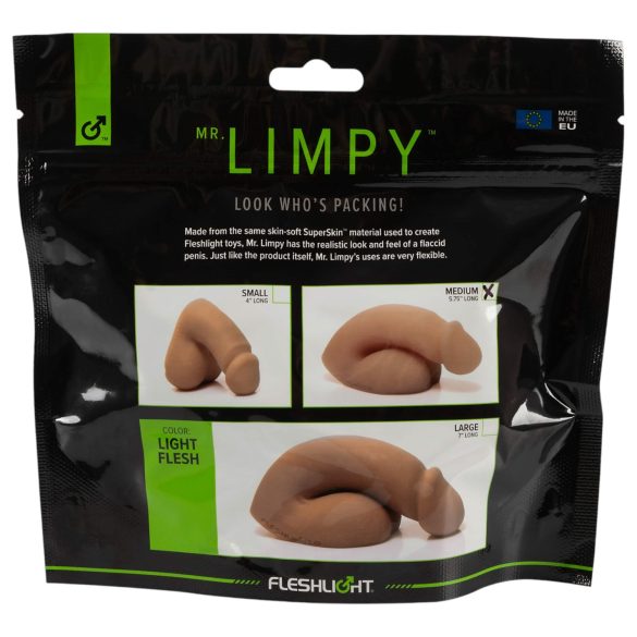 Mr. Limpy - vidēja izmēra reālistisks dildo, miesas krāsā